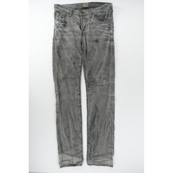 Prps Rambler Jeans Portugal 33' Waist 35.5' Inseam Gray Distressed Stacked Denim - Picture 1 of 10